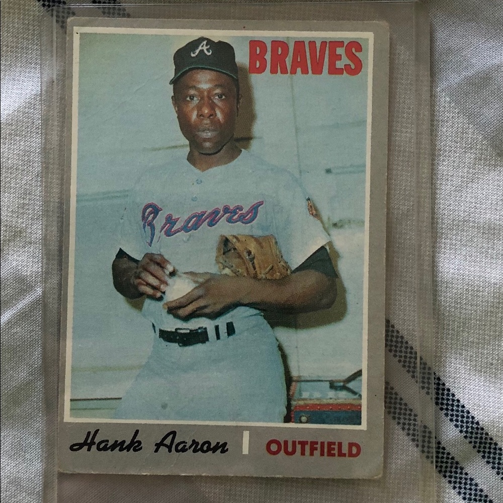 1970 Topps 500 Hank Aaron Card